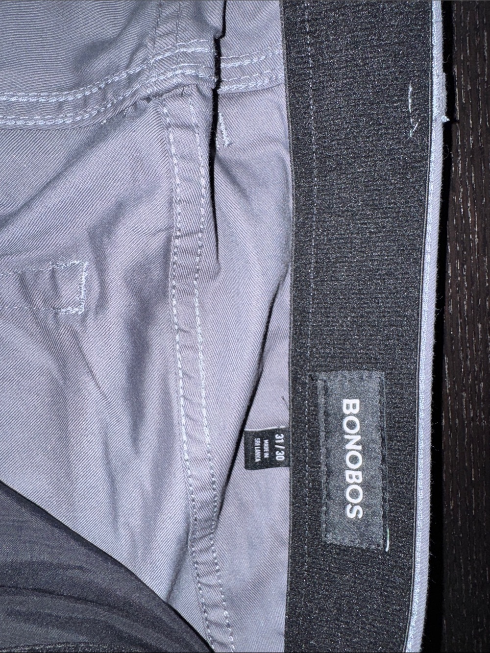 Bonobos Men's Slate Gray Chino Pants - Picture 5 of 6